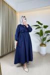 Öykü Elbise Lacivert