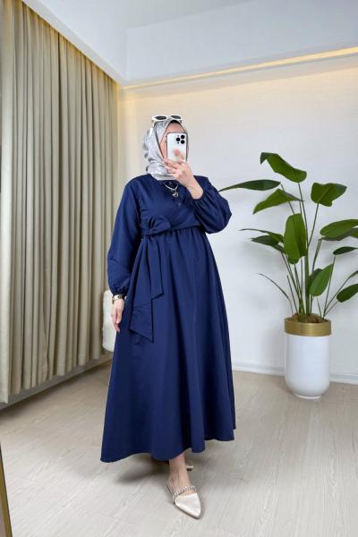 Öykü Elbise Lacivert