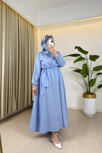 Öykü Elbise Bebe Mavisi