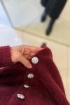 Premium Hırka Bordo