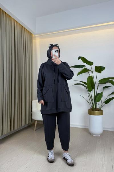 Rila Oysho Takım Antrasit