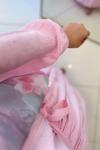 Russe Tesettür Elbise Pembe