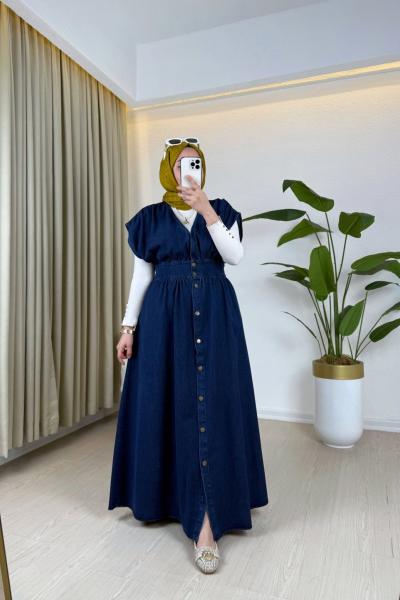 Samba Kot Elbise Lacivert