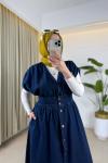 Samba Kot Elbise Lacivert