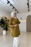 Serra Merserize Tunik Yağ Yeşili