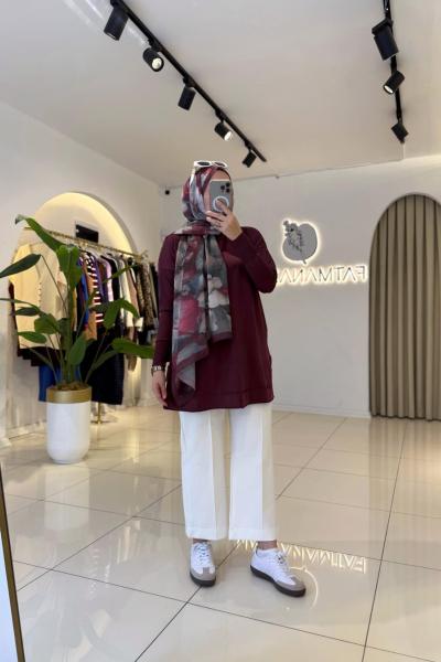 Serra Merserize Tunik Mürdüm