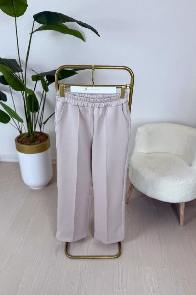 Tam Boy Scuba Pantolon Bej