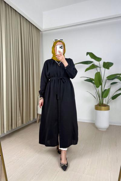 Tesa Müslin Gömlek Siyah