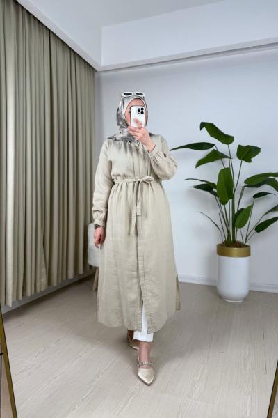 Tesa Müslin Gömlek Bej