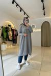 Triko Tunik Gri