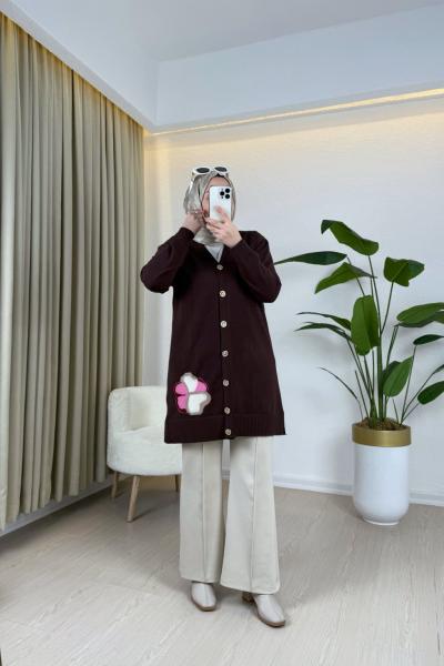 Yasmen Merserize Hırka Acı Kahve