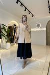 Leydia Blazer Ceket Krem