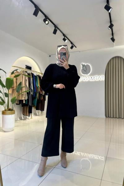 Nilüfer Triko Lacivert Lacivert