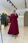 Diva Takım Bordo Bordo
