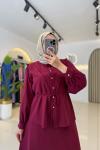 Diva Takım Bordo Bordo