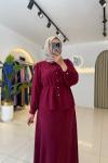 Diva Takım Bordo Bordo