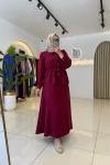 Diva Takım Bordo Bordo