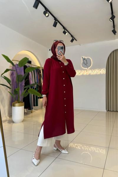 Mesa Gömlek Bordo Bordo