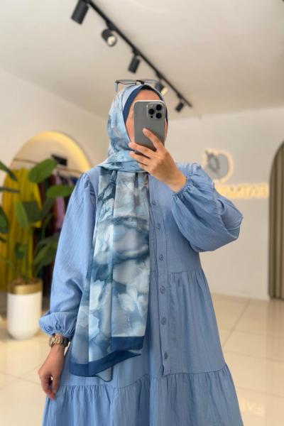 Batik Şal Mavi Mavi
