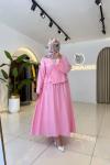 Kimono Takım Pembe Pembe