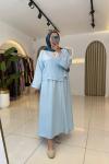 Kimono Takım Mavi Mavi