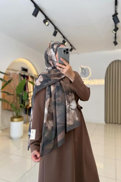 Batik Şal Acı Kahve Acı Kahve