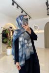 Batik Şal İndigo Koyu Mor