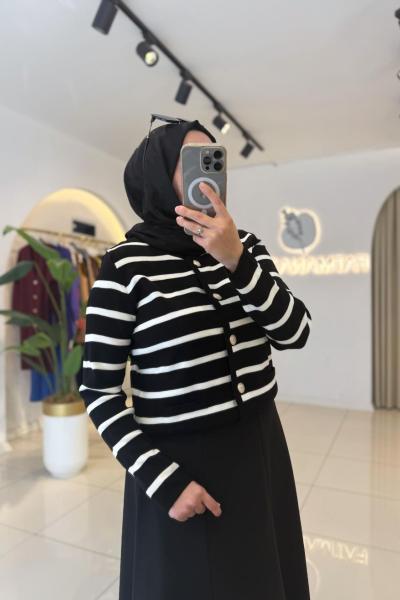 Elay Hırka Siyah