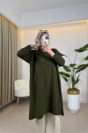 Triko Tunik Haki