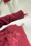 Dessa Merserize Tunik Bordo Bordo