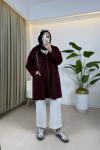 Zişa Angora Kap Bordo Bordo