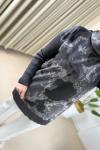 Batik Desen Bluz Gri Gri