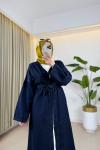 Kot Kimono Lacivert Lacivert