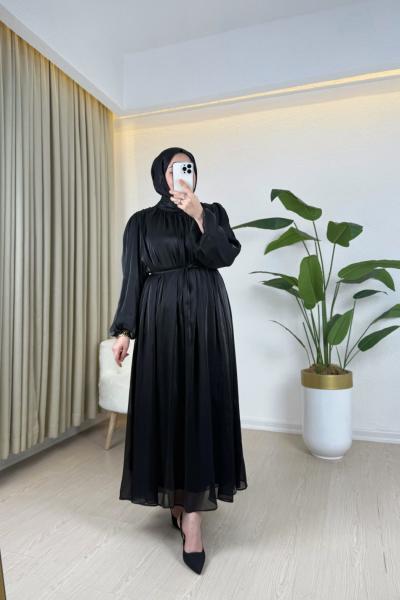 Larisa Elbise Siyah Siyah