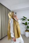 Almira Desen Şal Gold Gold