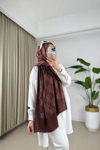 Almira Desen Şal Kiremit Kiremit