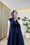 Elfida Yelekli Takım Lacivert Lacivert
