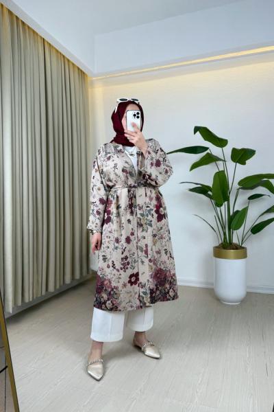 Rena Kimono Bordo Bordo