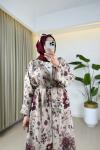 Rena Kimono Bordo Bordo