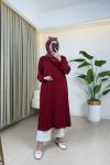 İklima Gömlek Bordo Bordo