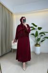 Lizge Dantelli Takım Mürdüm Mürdüm