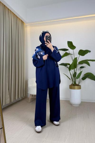 Basıc Oysho Takım Lacivert