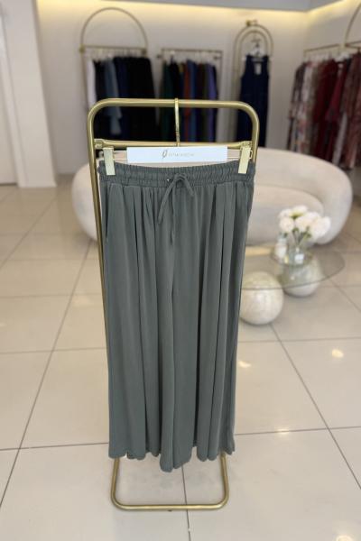 Oysho Etekli Pantolon Yeşil
