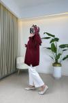 Meyra Merserize Tunik Bordo