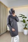 Meyra Merserize Tunik Gri