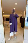 Triko Tunik Mor
