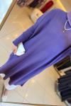 Triko Tunik Mor
