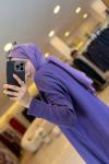 Triko Tunik Mor