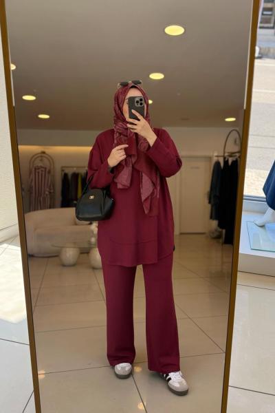 Adesa Oysho Takım Bordo