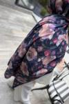 Rose Bambu Kraş Şal Lacivert